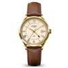 Rotary Heritage GMT Brown Leather Strap Mens Watch RGS10114/03