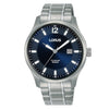 Lorus Blue Dial Titanium Mens Watch RH997QX9