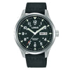 Lorus Automatic Black Nylon Strap Mens Watch RL411BX9