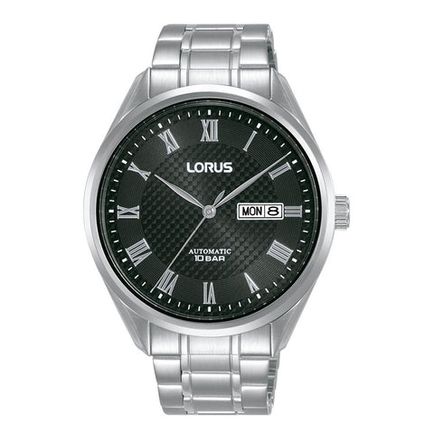 Lorus Black Dial Automatic Mens Watch RL429BX9