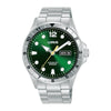Lorus Automatic Green Dial Mens Watch RL463BX9