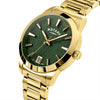 Rotary Heritage Green Dial Gold Tone Bracelet Ladies Watch RLB10016/24