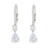 Lido Pearls Cubic Zirconia Freshwater Pearl Drop Earrings RP034E