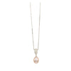 Lido Pink Freshwater Pearl Cubic Zirconia Pendant and Chain RP043P
