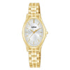 Lorus 'Timeless Sophistication' Gold Tone Oval Dial Ladies Watch RRX88JX9