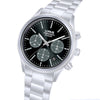 Lorus Black Dial Chronograph Mens Watch RT329LX9