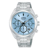 Lorus Pale Blue Dial Chronograph Mens Watch RT385KX9