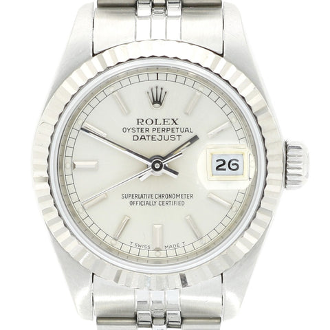Pre Owned Rolex Oyster Perpetual Datejust 26 Ladies Watch 69174 RW0436 Papers (1989)