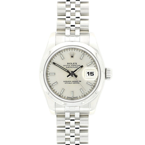 Pre Owned Rolex Oyster Perpetual Datejust 26 Lady Watch 179160 RW0463 Papers (2007)