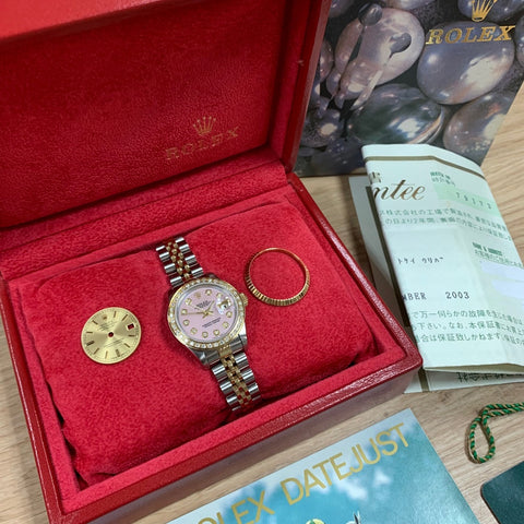 Rolex Lady Datejust Diamond Set Watch 79173 Papers (2003) | H&H
