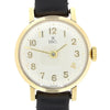 Pre Owned Ebel 9ct Gold Leather Strap Mechanical Ladies Watch RW0571