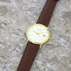 Pre Owned Accurist 18ct Gold Quartz Leather Strap Watch RW0613 | H&H