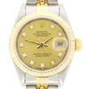 Rolex Lady Datejust Diamond Set Watch Pre Owned 69173 Papers (1991) RW0650