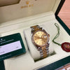 Rolex Oyster Perpetual Datejust 36 Bi Metal Mens Watch Pre Owned 16233 Papers RW0658 (1994)