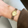 Rotary Elite 9ct Gold Ladies Bracelet Watch Pre Owned RW0701