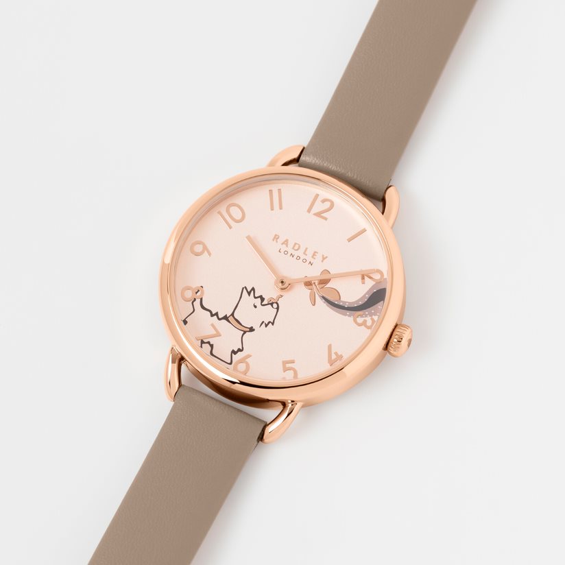 Radley Beige Leather Strap Ladies Watch RY21470 H H Jewllers Cheshire Hollins and Hollinshead