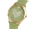 Radley Floral Heart Dial Apple Green Leather Strap Ladies Watch RY22026A