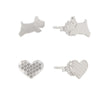 Radley Sterling Silver Stud Earring Set RYJ1433