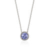 Radley Fountain Road Blue Stone Silver Ladies Necklace RYJ2027