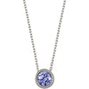 Radley Fountain Road Blue Stone Silver Ladies Necklace RYJ2027
