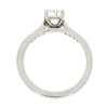 Palladium 1.05cts Solitaire Ring Princess Cut Diamond | H&H