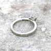 Palladium 1.05cts Solitaire Ring Princess Cut Diamond | H&H