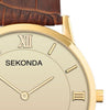 Sekonda Brown Leather Strap Mens Watch 1041