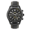 Sekonda Pilot Naivigator Dual Time Leather Strap Mens Watch Black 30112 | H&H