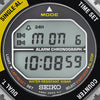 Seiko Essentials Digital Quartz Watch 'Rotocall' in Black & Yellow SMGG17P1