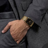 Spirit Diamond Set Rectangular Black Dial Mens Watch SP3018