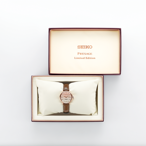 Seiko Presage Pinky Twilight Cocktail Time Limited Edition Ladies Watch SRE014J1