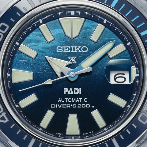 Seiko Prospex Great Blue Samurai Scuba PADI Special Edition Watch SRPJ93K1