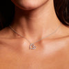 Hot Diamonds Double Heart Necklace and Earrings Gift Set SS158