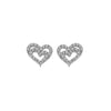 Hot Diamonds Double Heart Necklace and Earrings Gift Set SS158