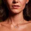 Hot Diamonds Double Star Necklace and Earrings Gift Set SS159