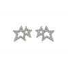 Hot Diamonds Double Star Necklace and Earrings Gift Set SS159