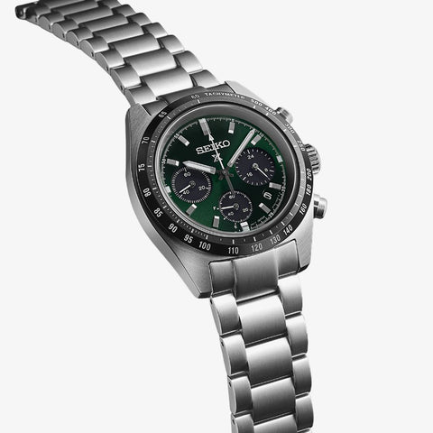 Seiko Prospex Deep Green Speedtimer Solar Chronograph Watch SSC933P1