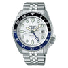 Seiko 5 Sports SKX GMT Automatic Mens Watch Sky Blue, Silver Cloud SSK033K1