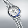 Seiko 5 Sports SKX GMT Automatic Mens Watch Sky Blue, Silver Cloud SSK033K1