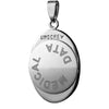 Infomedic Stainless Steel Oval Medical ID Pendant SSOVAL