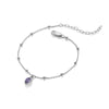 Hot Diamonds Silver Whisper Sterling Silver February Birthstone Bracelet SWB026