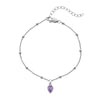 Hot Diamonds Silver Whisper Sterling Silver February Birthstone Bracelet SWB026