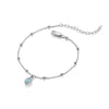 Hot Diamonds Silver Whisper Sterling Silver March Birthstone Bracelet SWB027