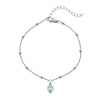 Hot Diamonds Silver Whisper Sterling Silver March Birthstone Bracelet SWB027