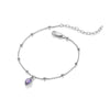 Hot Diamonds Silver Whisper Sterling Silver September Birthstone Bracelet SWB033