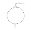 Hot Diamonds Silver Whisper Sterling Silver Cross Bracelet SWB066