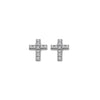 Hot Diamonds Silver Whisper Sterling Silver Cross Earrings SWE017