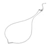 Hot Diamonds Silver Whisper Sterling Silver CZ 'V' Necklace SWN001
