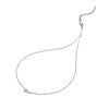 Hot Diamonds Silver Whisper Sterling Silver Curved Cross Necklace SWP019