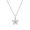 Hot Diamonds Silver Whisper Sterling Silver CZ Flower Necklace SWP020